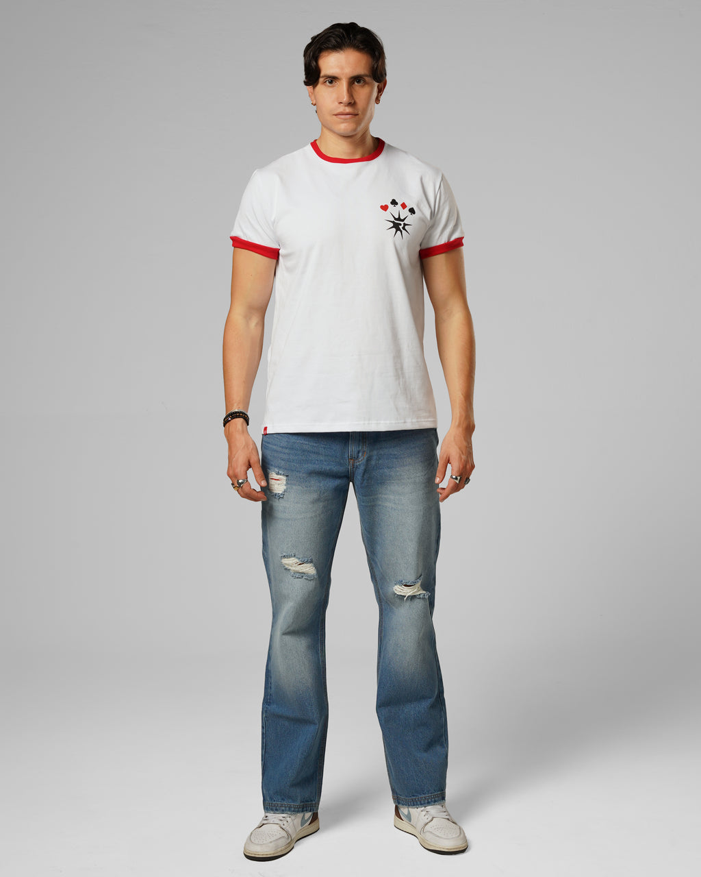 777 OG T SHIRT BLANCA ROJA