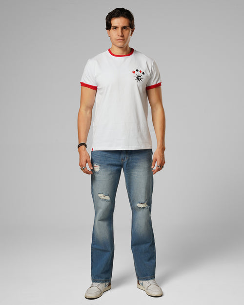 777 OG T SHIRT BLANCA ROJA