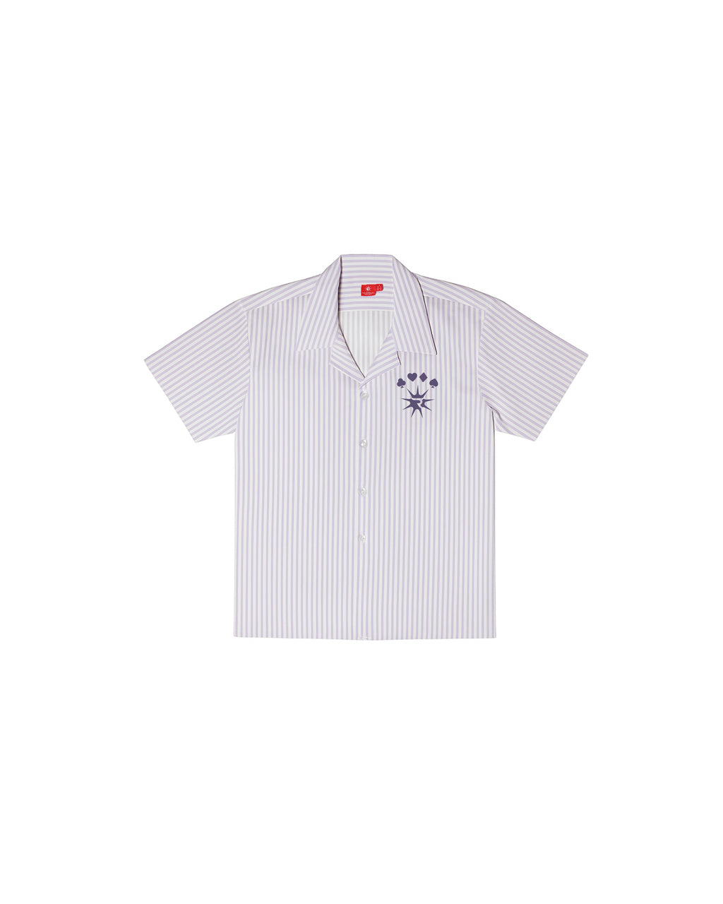 CAMISA AZAR MANGA CORTA LILA